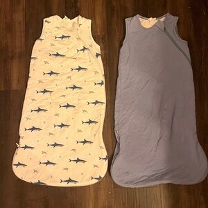 Kyte BABY Shark Print and teal Sleep Sacks